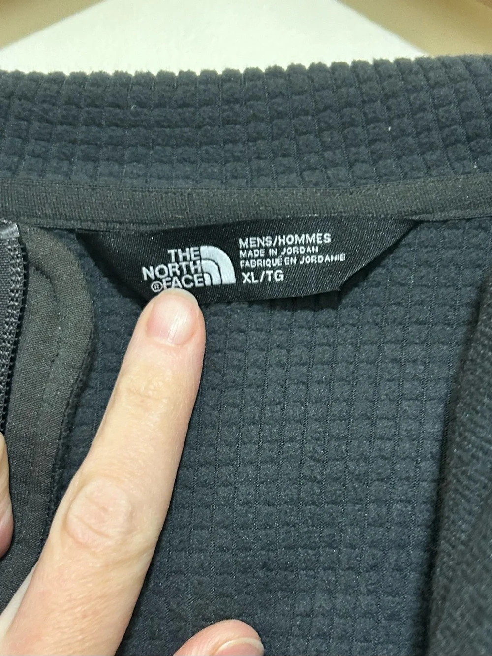 The North Face Men's Borod Hooded Fleece Jacket in Gray Size XL